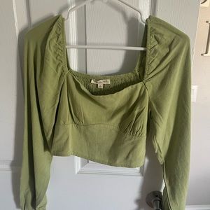 Pacsun cropped long sleeve shirt